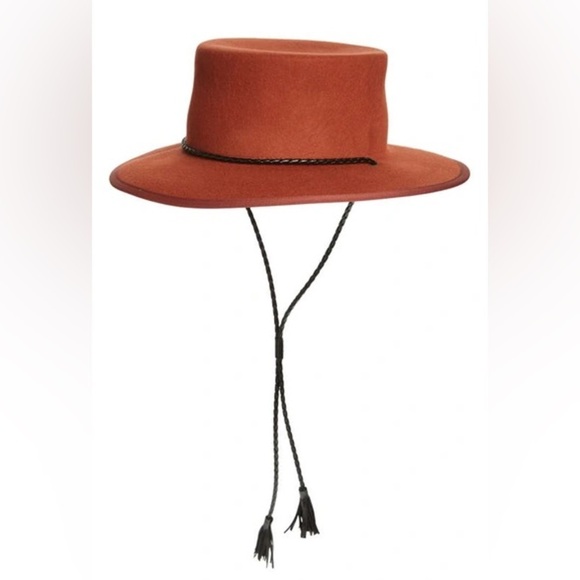 Biltmore for Madewell Felt Stampede Strap Hat - Rust/Black - Picture 1 of 5